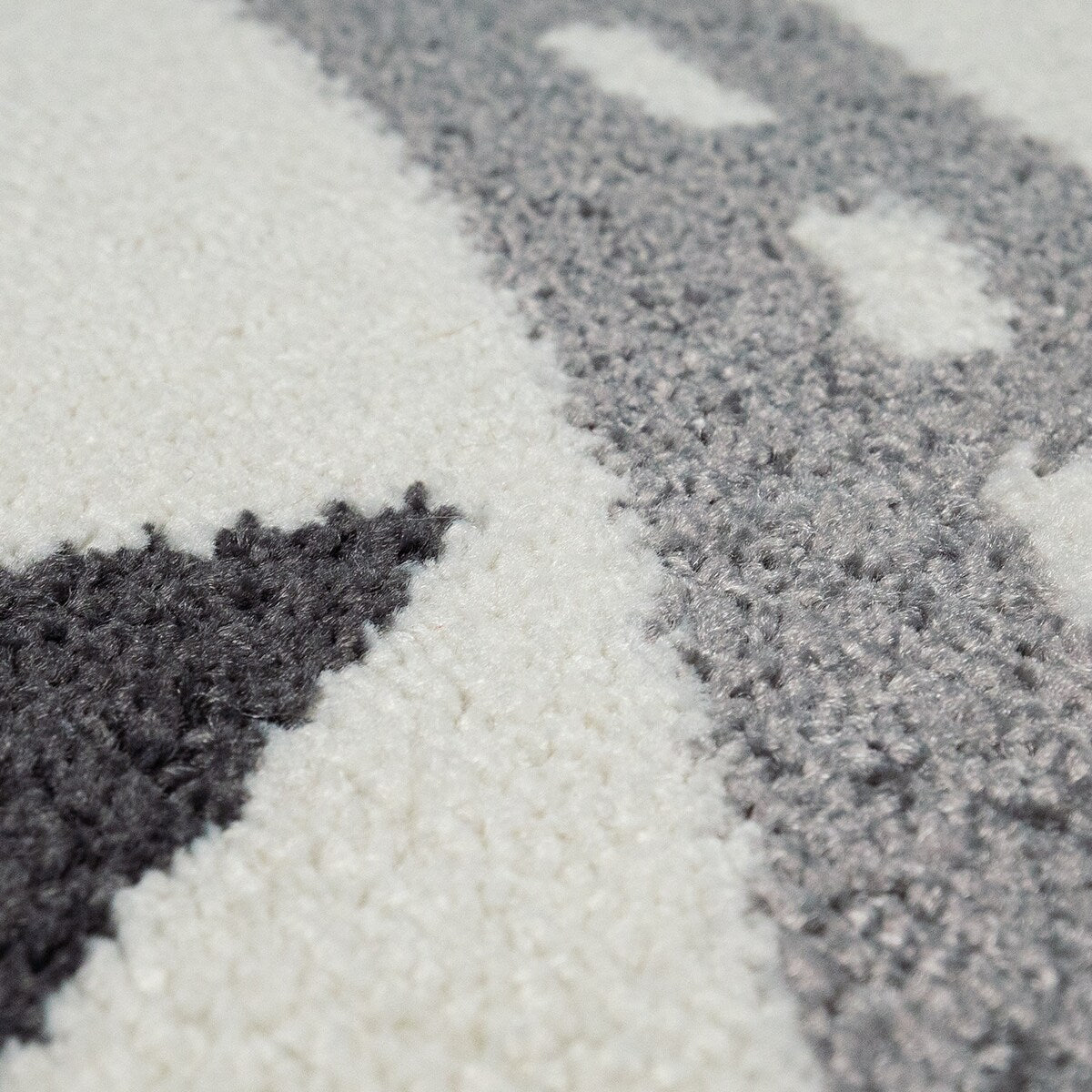 Tapis de chambre d'enfant avec motif de rues, de voitures et d'arbres aux couleurs pastel