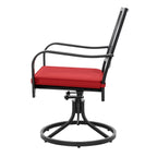 Ensemble de salle à manger d'extérieur Nuu Garden 5 pièces avec chaises pivotantes et coussins