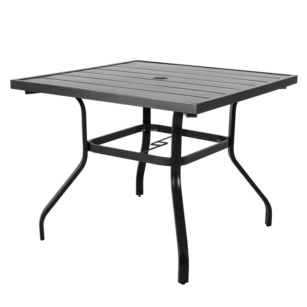 Ensemble de salle à manger d'extérieur Nuu Garden 5 pièces avec chaises pivotantes et coussins