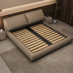 Latte Bliss Leather Bed