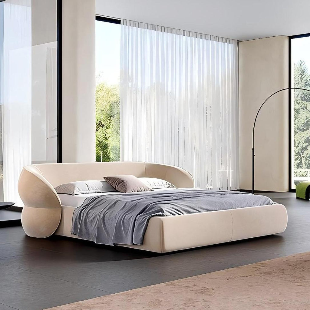Oat Souffle Velvet Bed