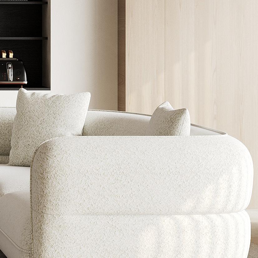 Canapé d'angle sectionnel minimaliste Prism