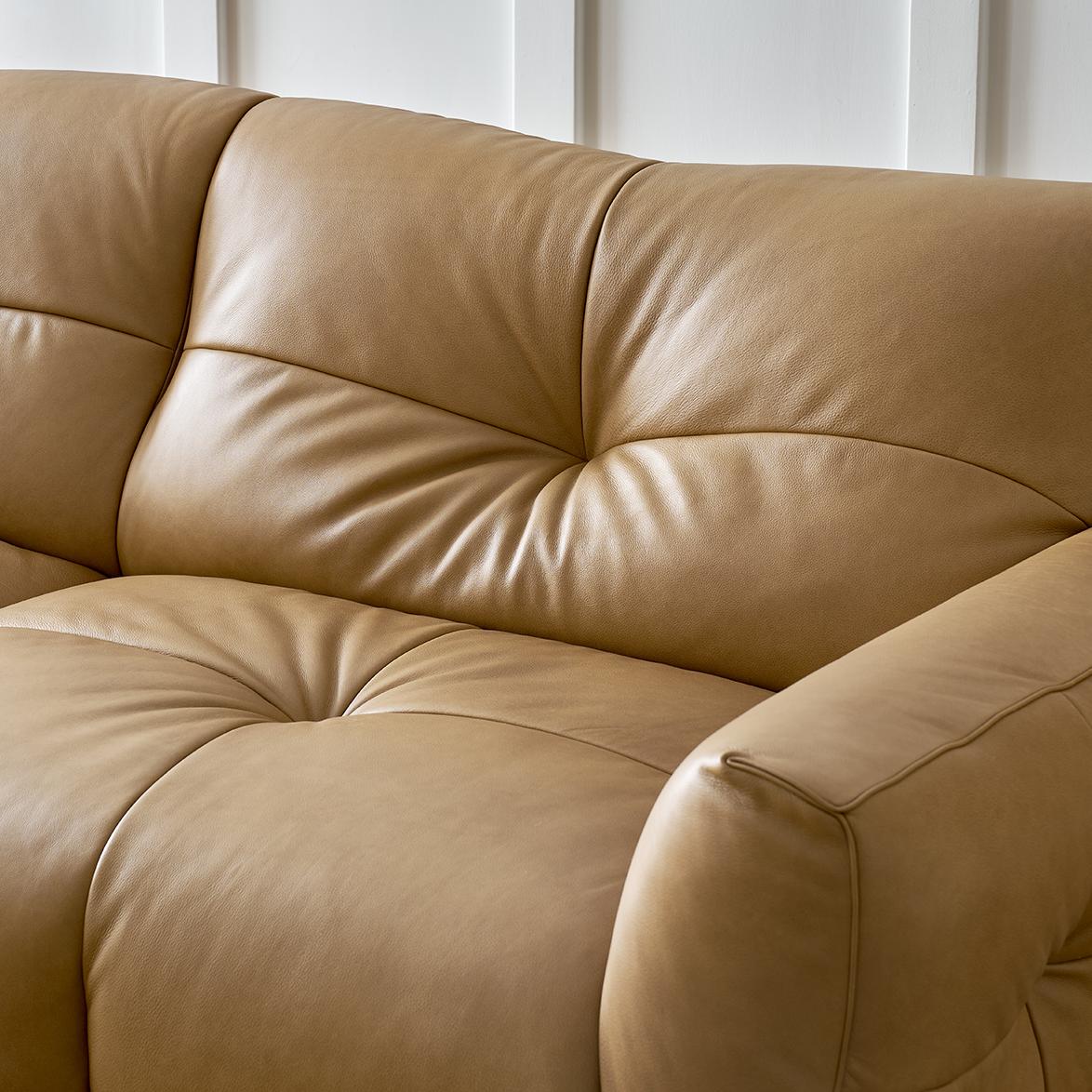 Cocoa Loaf Leather Sofa