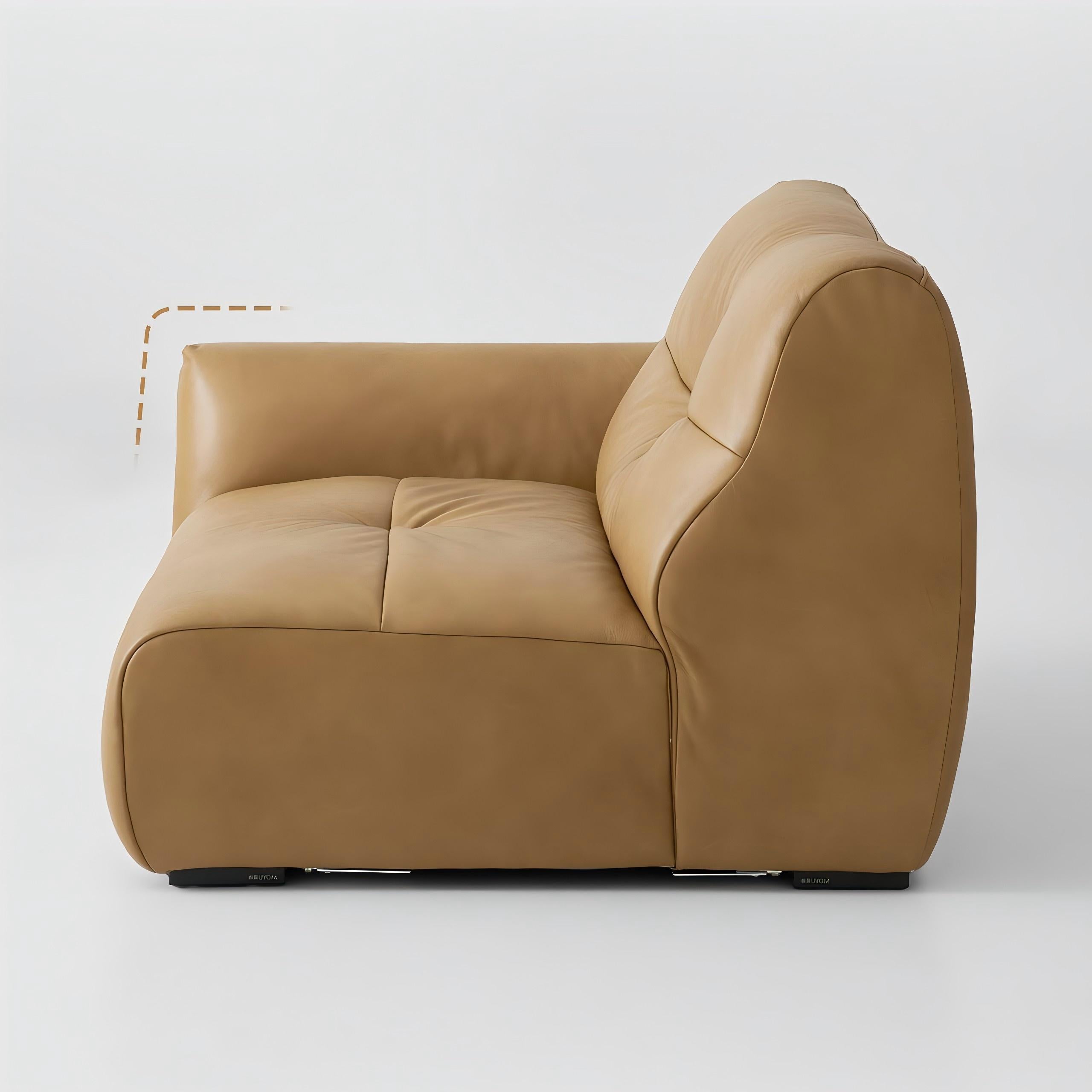 Cocoa Loaf Leather Sofa