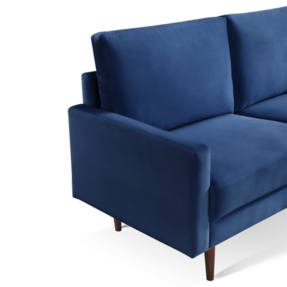 Canapé rembourré de 69 pouces de large avec accoudoirs carrés, mobilier de maison et de bureau OS