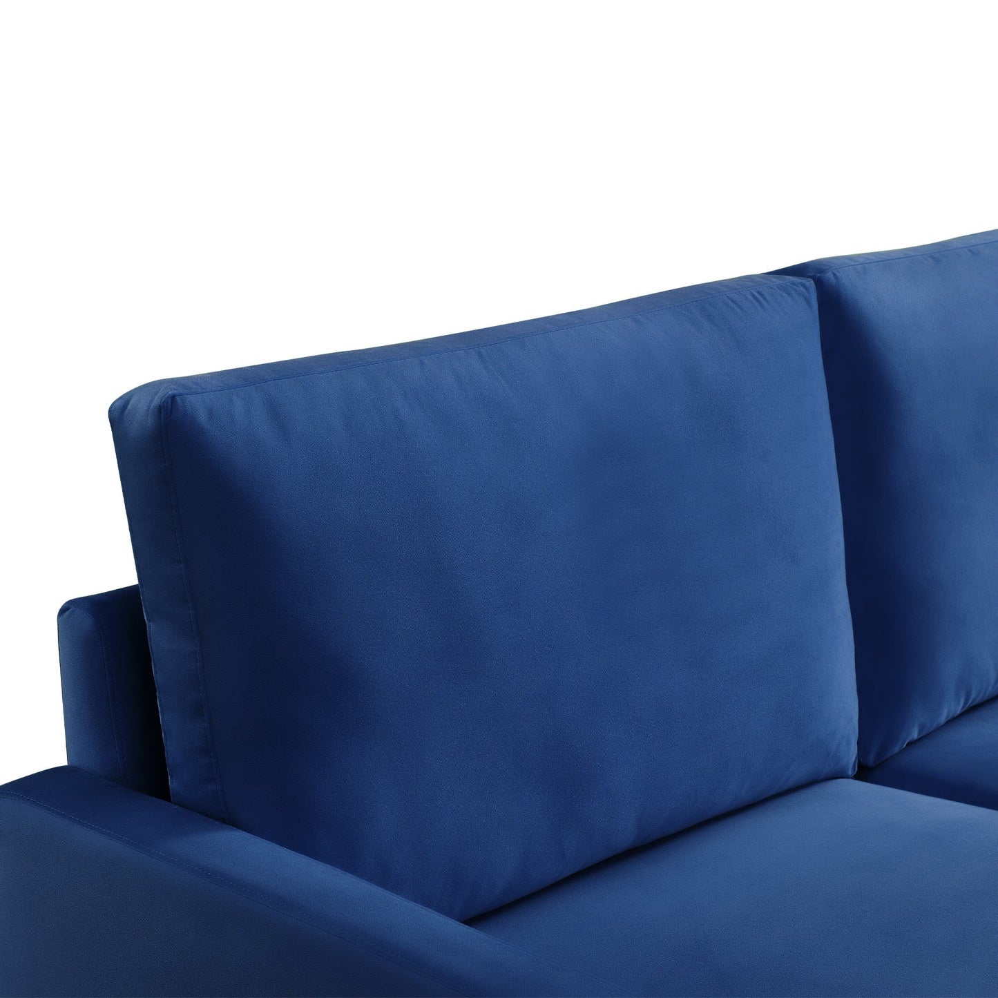 Canapé rembourré de 69 pouces de large avec accoudoirs carrés, mobilier de maison et de bureau OS