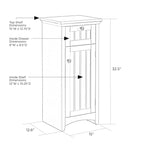 Armoire gain de place Copper Grove Radnevo avec 1 tiroir et 1 porte