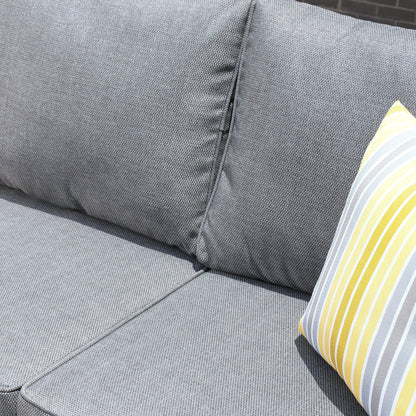 Ensemble de conversation extérieur en osier OVIOS 7 pièces pour patio