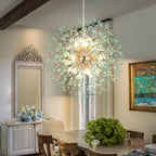 Lustre Spoutnik moderne en cristal avec feu d'artifice OYIPRO