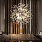 Lustre Spoutnik moderne en cristal avec feu d'artifice OYIPRO