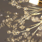 Lustre Spoutnik moderne en cristal avec feu d'artifice OYIPRO