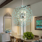 Lustre Spoutnik moderne en cristal avec feu d'artifice OYIPRO