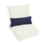 Oakley Sunbrella Solid Indoor/ Outdoor Corded Pillow and Chair Cushion Set