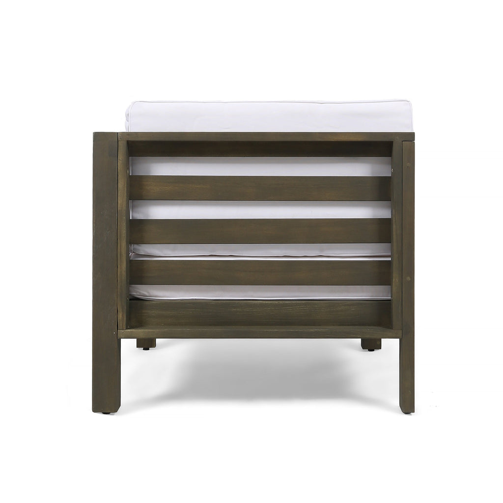 Ensemble de canapés d'extérieur Oana 12 pièces en bois d'acacia en forme de U par Christopher Knight Home