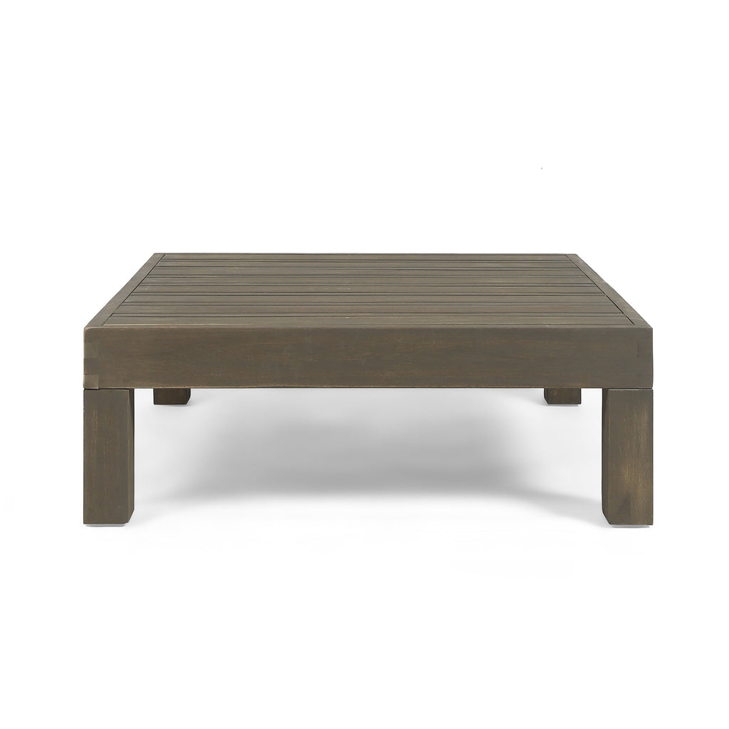 Ensemble de canapés d'extérieur Oana 12 pièces en bois d'acacia en forme de U par Christopher Knight Home