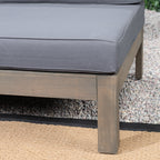 Ensemble de canapés d'extérieur Oana 12 pièces en bois d'acacia en forme de U par Christopher Knight Home