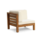 Ensemble de canapés d'extérieur Oana 12 pièces en bois d'acacia en forme de U par Christopher Knight Home