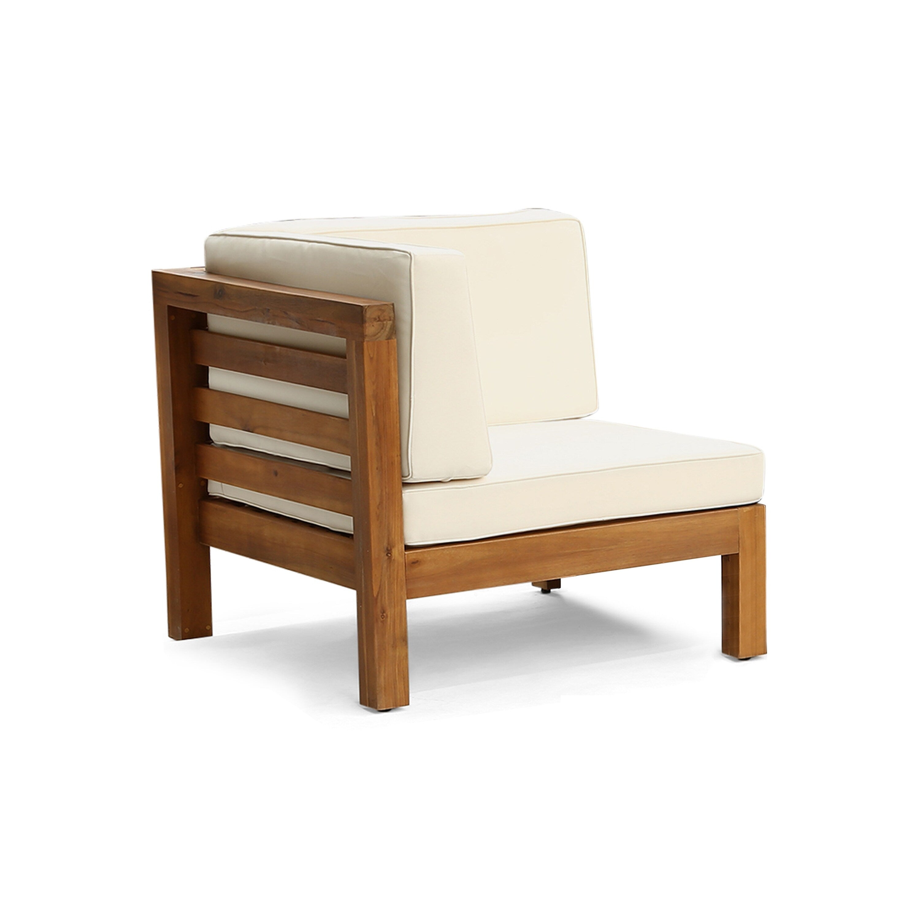 Ensemble de canapés d'extérieur Oana 12 pièces en bois d'acacia en forme de U par Christopher Knight Home