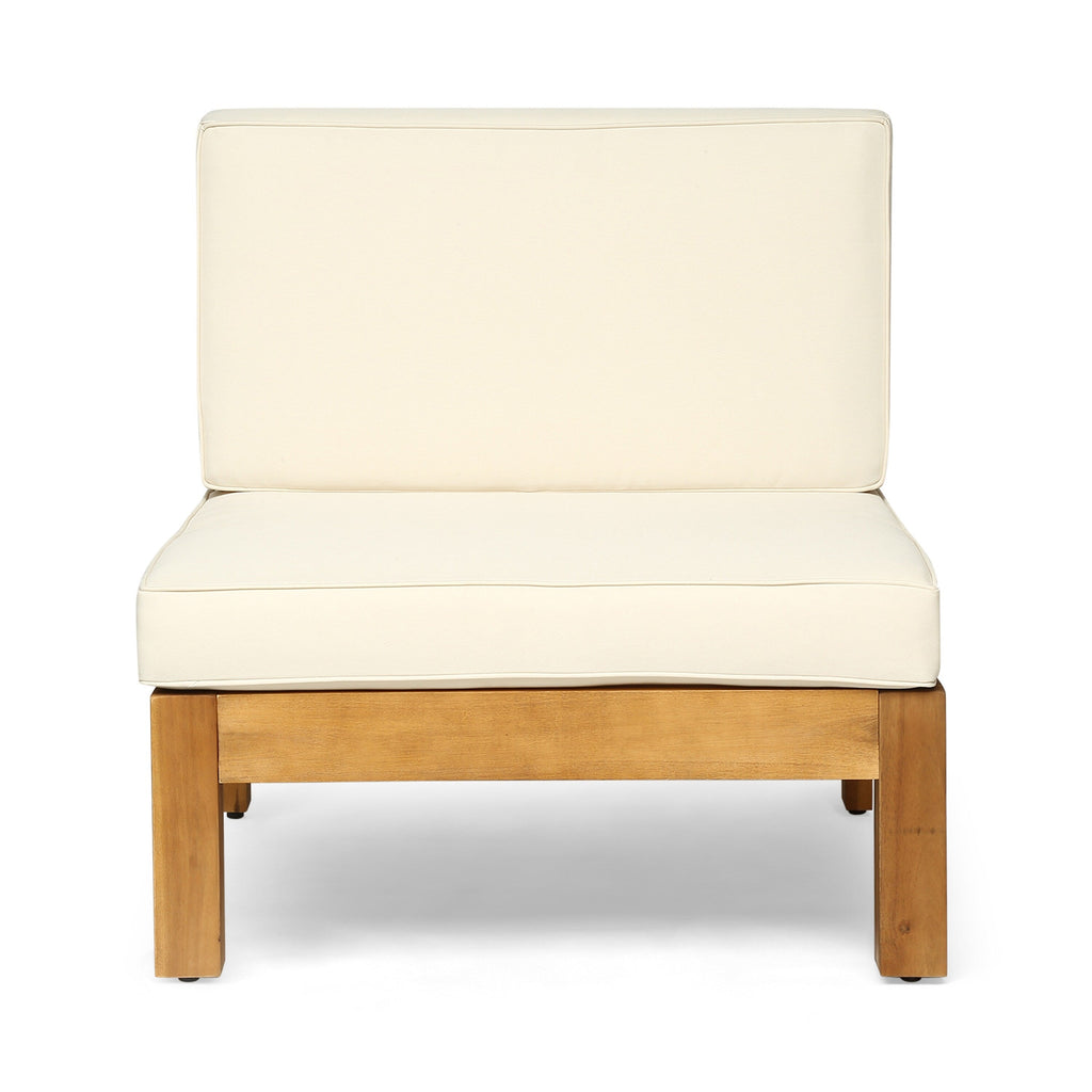Ensemble de canapés d'extérieur Oana 12 pièces en bois d'acacia en forme de U par Christopher Knight Home