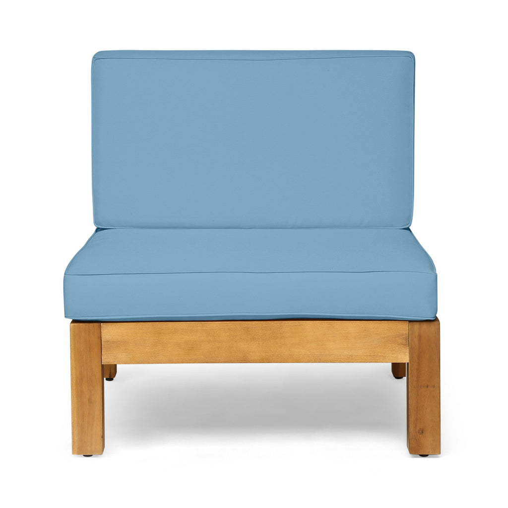 Ensemble de canapés d'extérieur Oana 12 pièces en bois d'acacia en forme de U par Christopher Knight Home