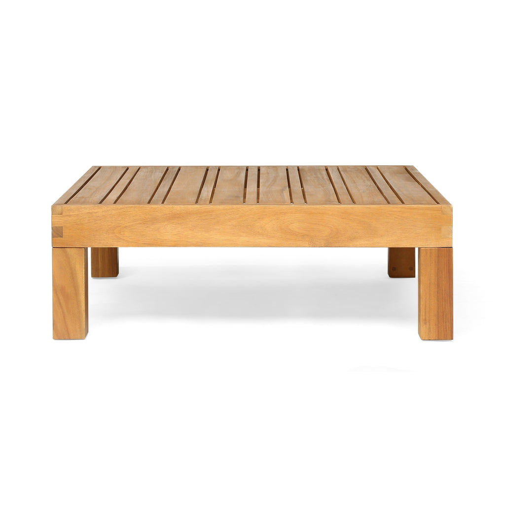 Ensemble de canapés d'extérieur Oana 12 pièces en bois d'acacia en forme de U par Christopher Knight Home