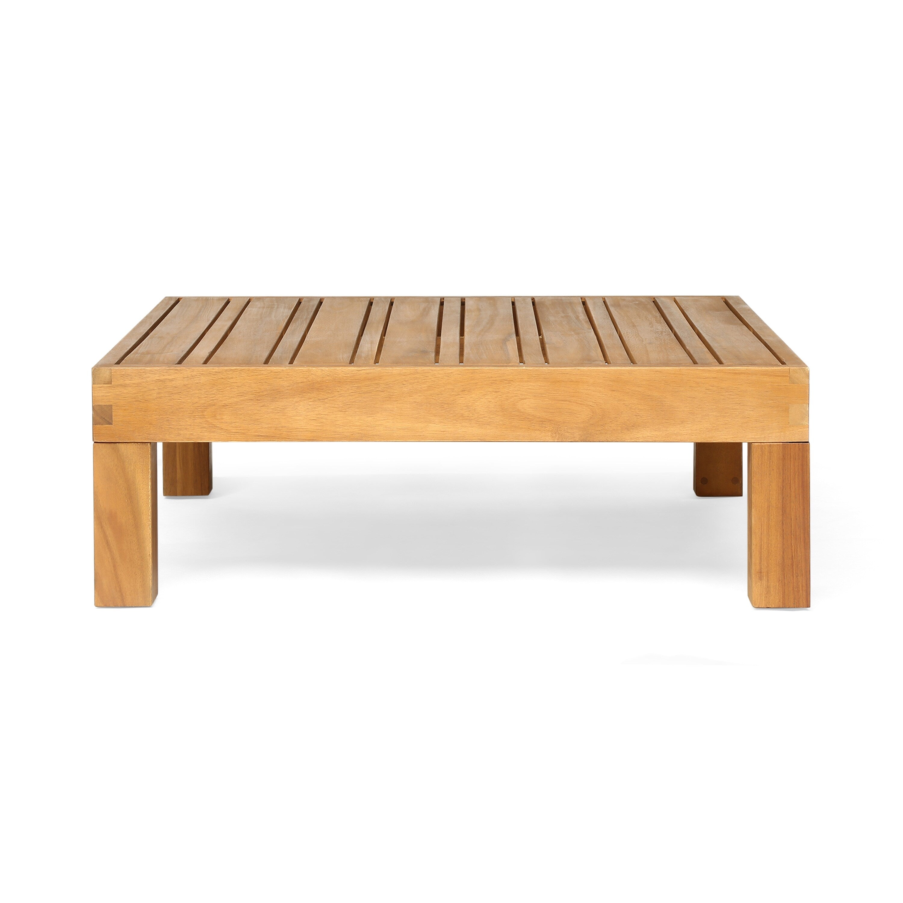 Ensemble de canapés d'extérieur Oana 12 pièces en bois d'acacia en forme de U par Christopher Knight Home