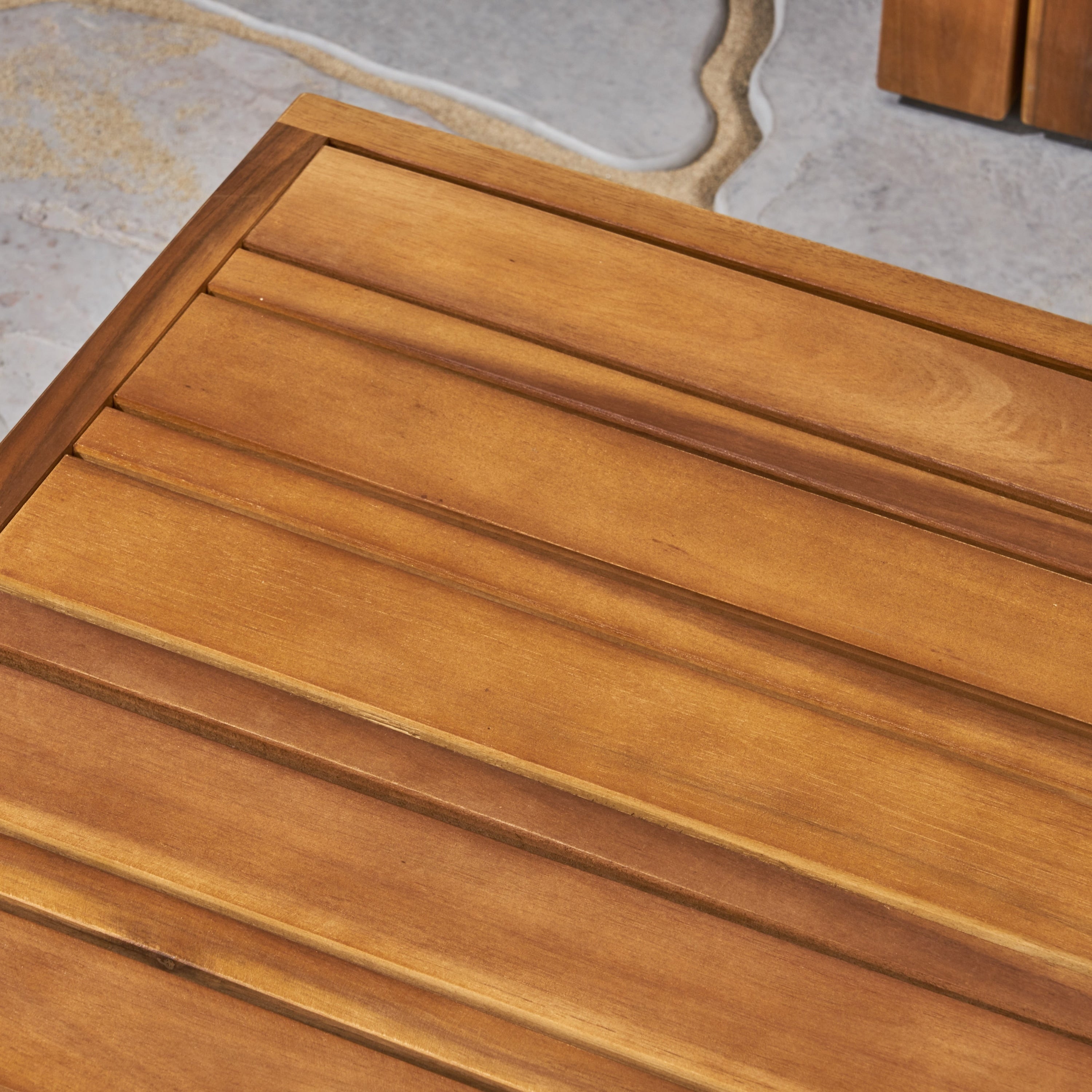 Ensemble de canapés d'extérieur Oana 12 pièces en bois d'acacia en forme de U par Christopher Knight Home