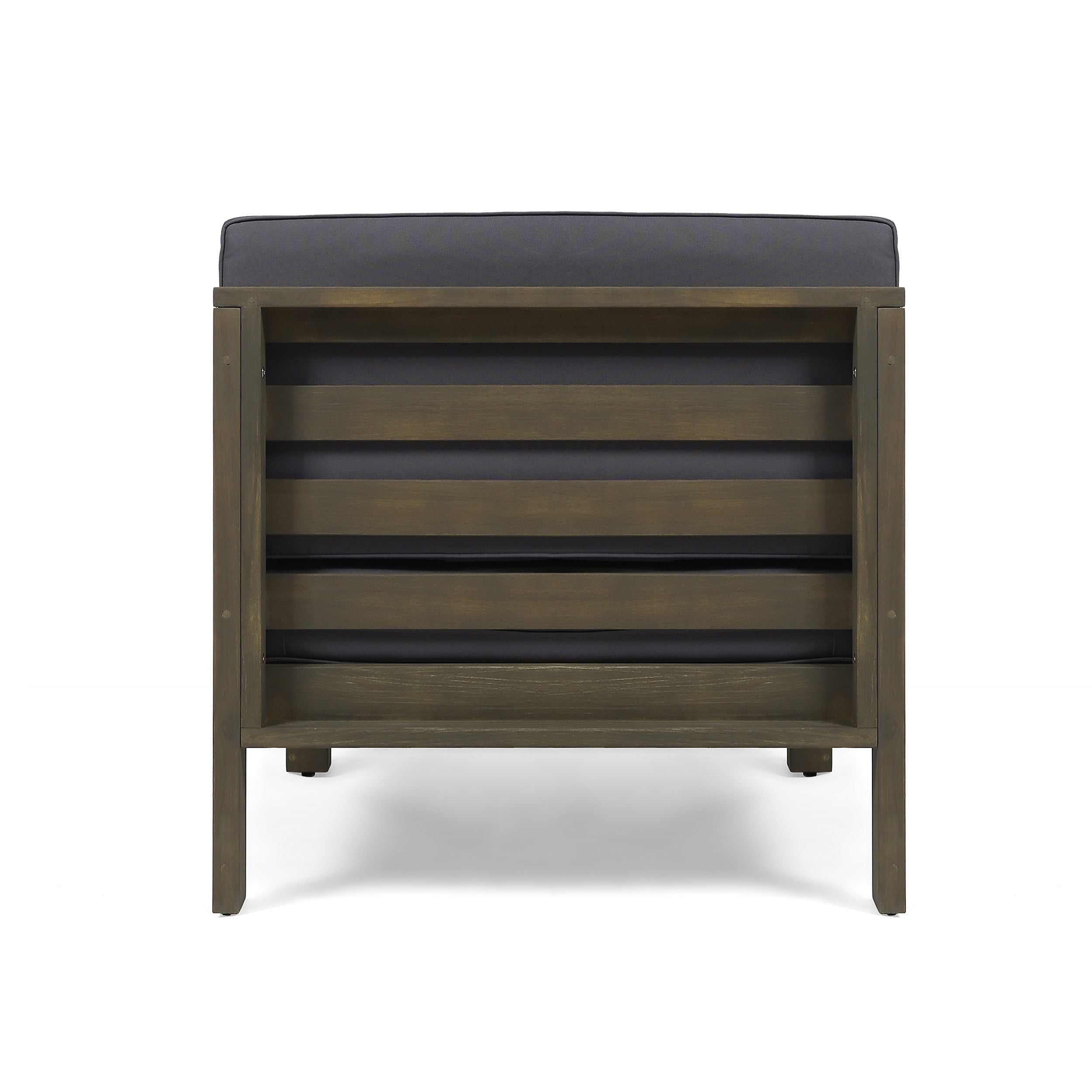 Ensemble de canapés d'extérieur Oana 12 pièces en bois d'acacia en forme de U par Christopher Knight Home