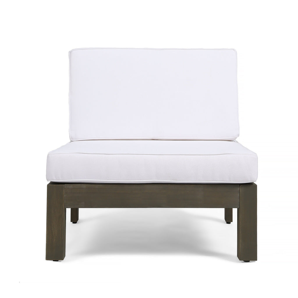 Ensemble de canapés d'extérieur Oana 12 pièces en bois d'acacia en forme de U par Christopher Knight Home