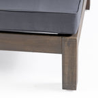 Ensemble de canapés d'extérieur Oana 12 pièces en bois d'acacia en forme de U par Christopher Knight Home