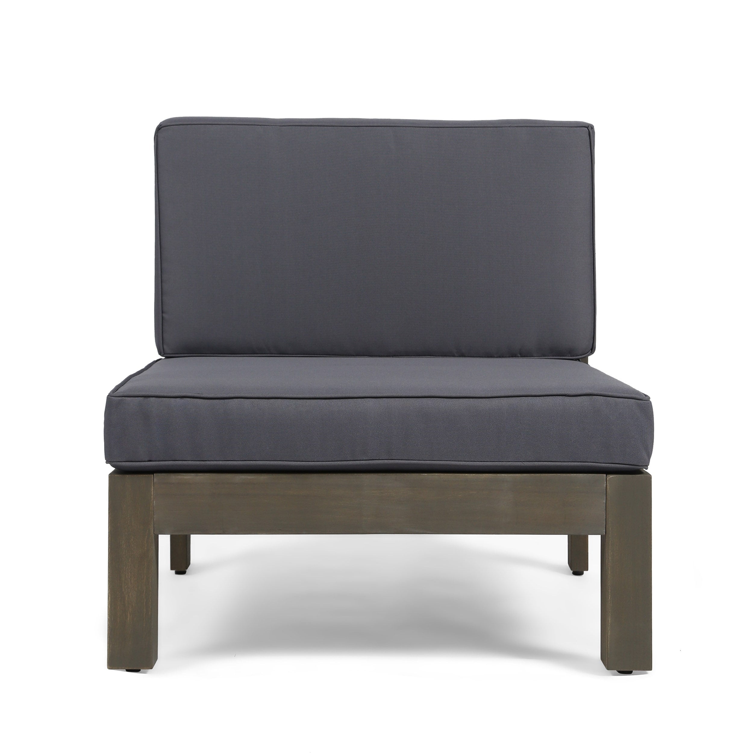 Ensemble de canapés d'extérieur Oana 12 pièces en bois d'acacia en forme de U par Christopher Knight Home
