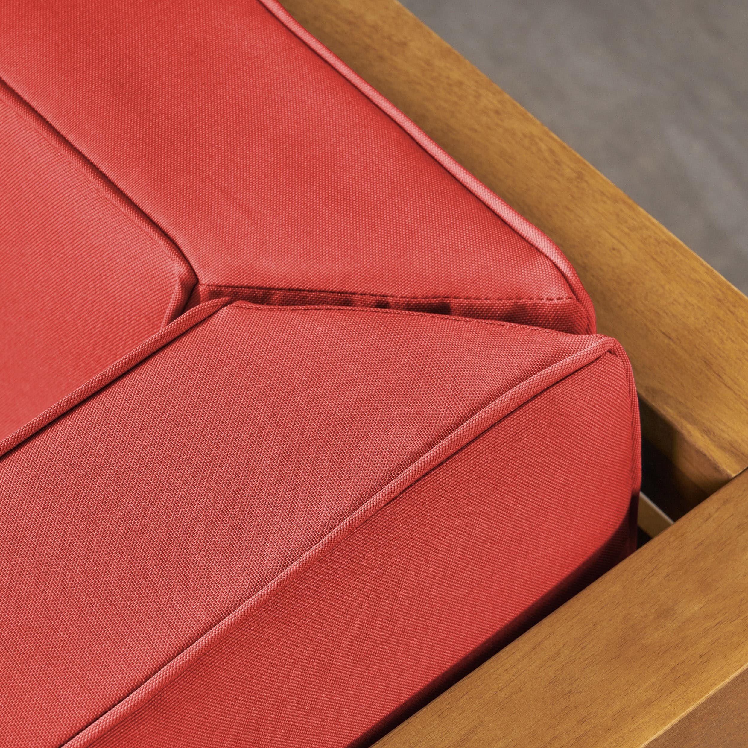 Ensemble de salon de jardin Oana 5 places en acacia et fauteuil club par Christopher Knight Home