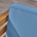 Ensemble de salon de jardin Oana 5 places en acacia et fauteuil club par Christopher Knight Home