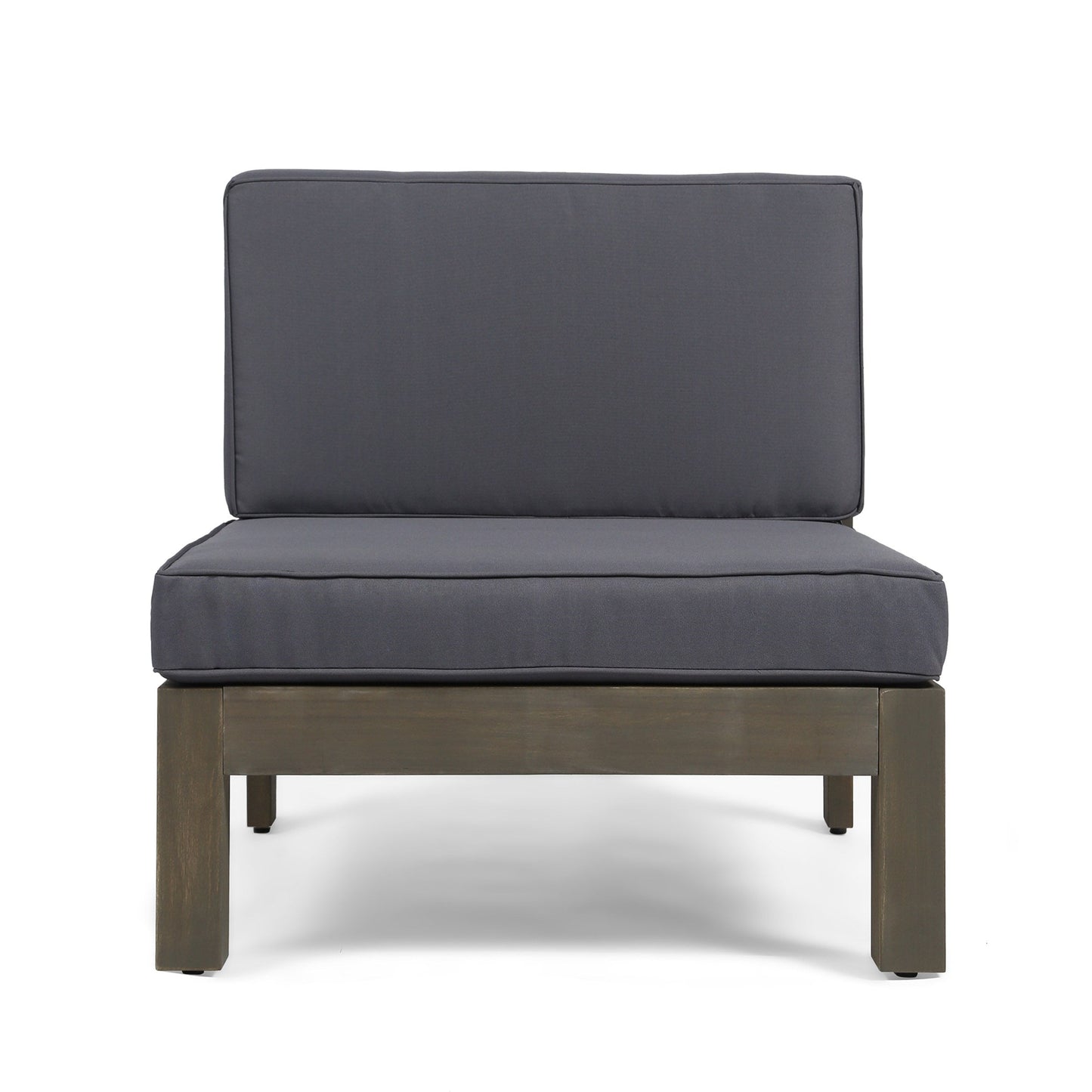 Ensemble de canapés d'extérieur Oana 9 pièces en bois d'acacia avec table basse par Christopher Knight Home