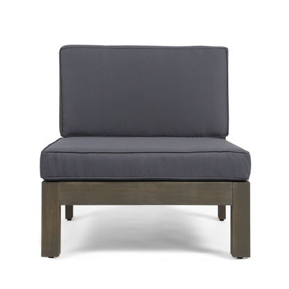 Ensemble de canapés d'extérieur Oana 9 pièces en bois d'acacia avec table basse par Christopher Knight Home