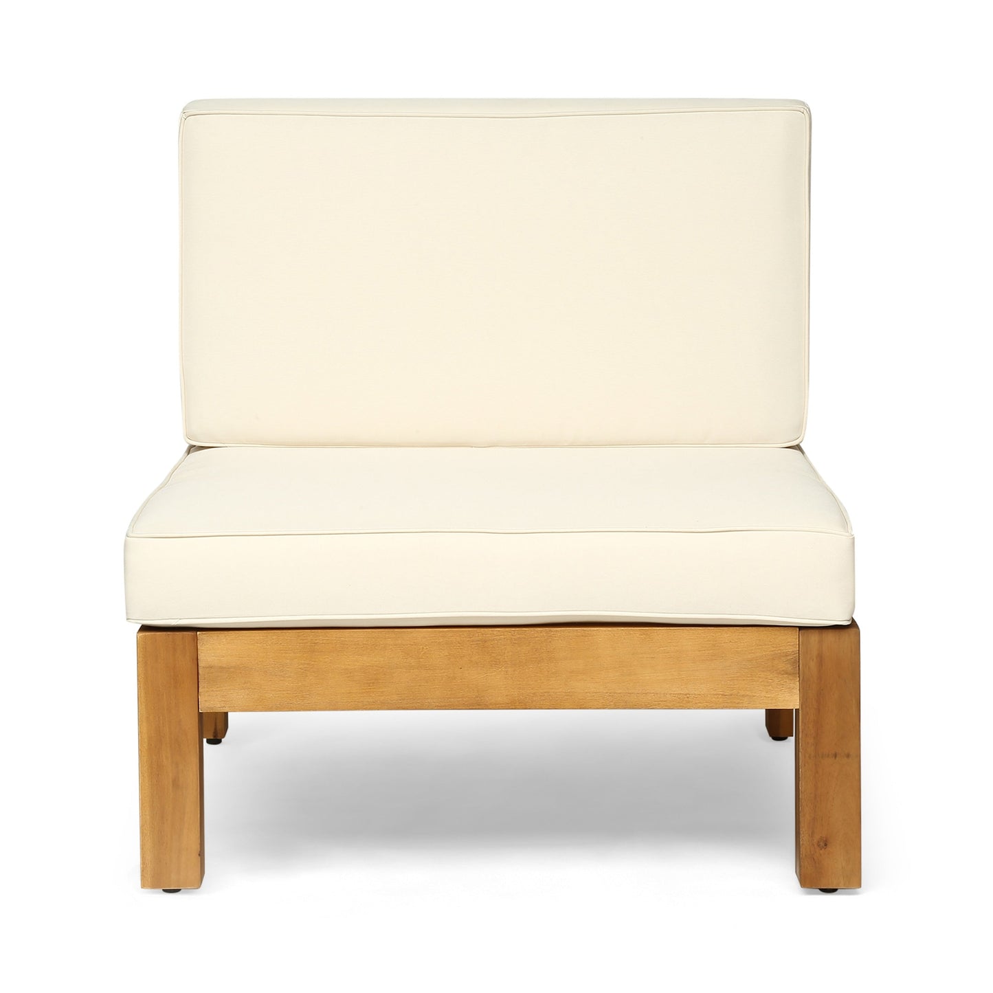 Ensemble de canapés d'extérieur Oana 9 pièces en bois d'acacia avec table basse par Christopher Knight Home