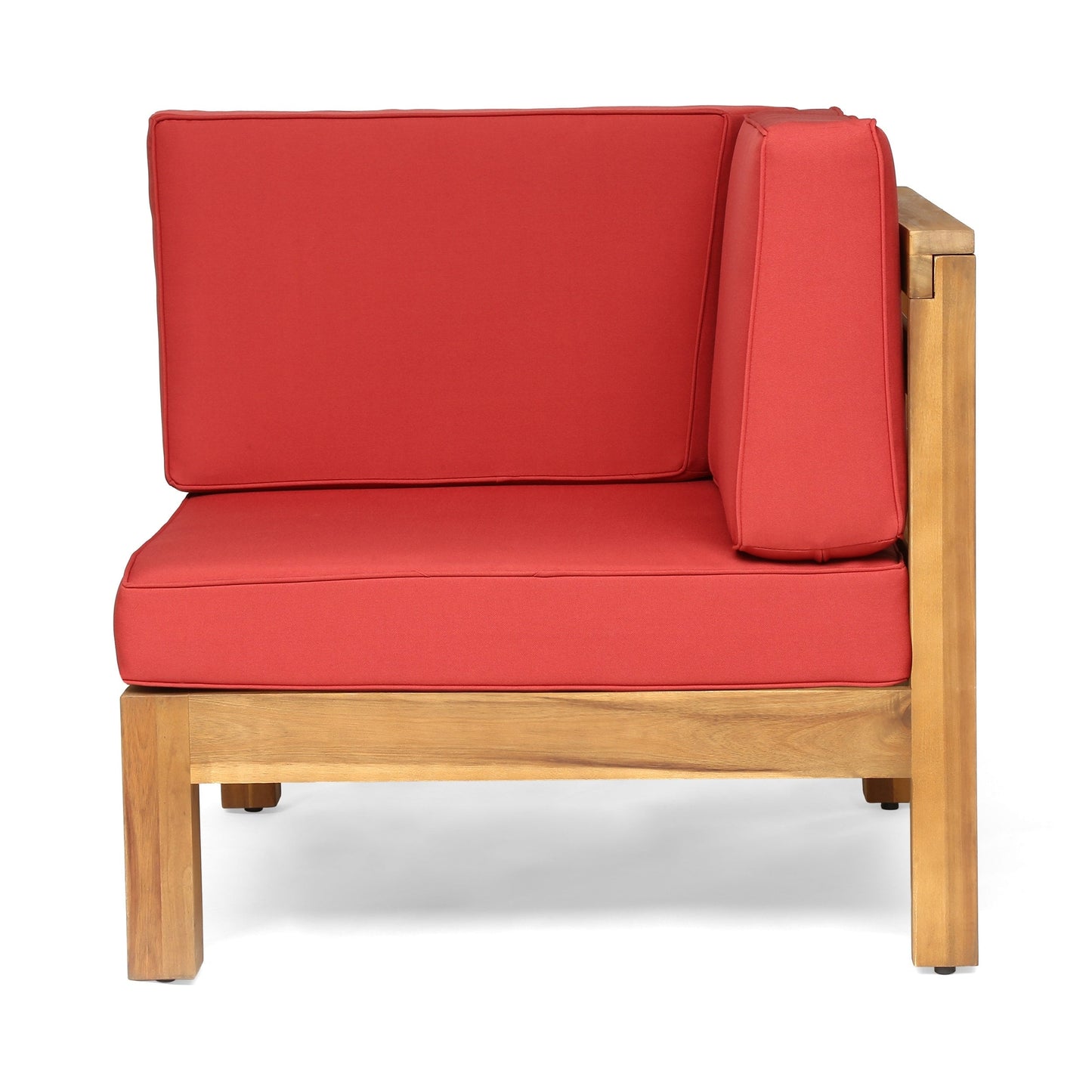 Ensemble de canapés d'extérieur Oana 9 pièces en bois d'acacia avec table basse par Christopher Knight Home