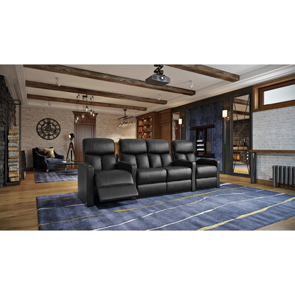 Ensemble de sièges de cinéma maison en cuir Octane Bolt XS400 (rangée de 4)