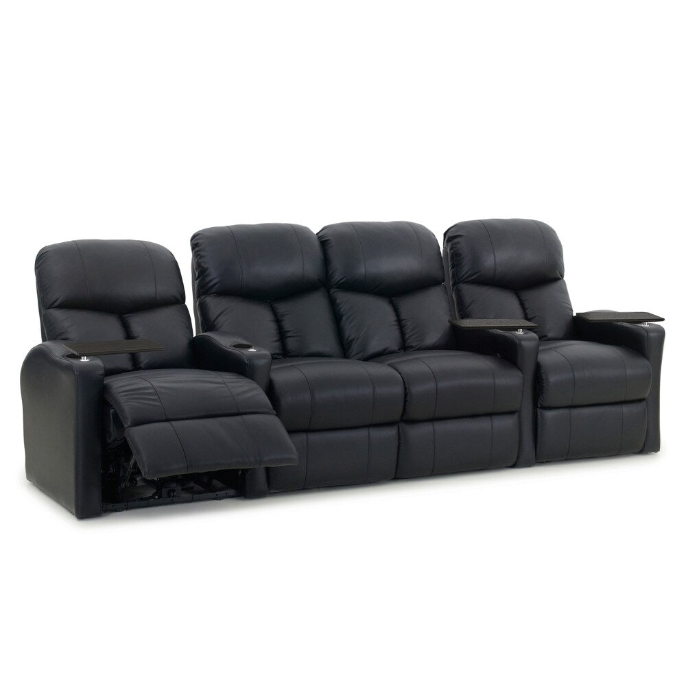 Ensemble de sièges de cinéma maison en cuir Octane Bolt XS400 (rangée de 4)