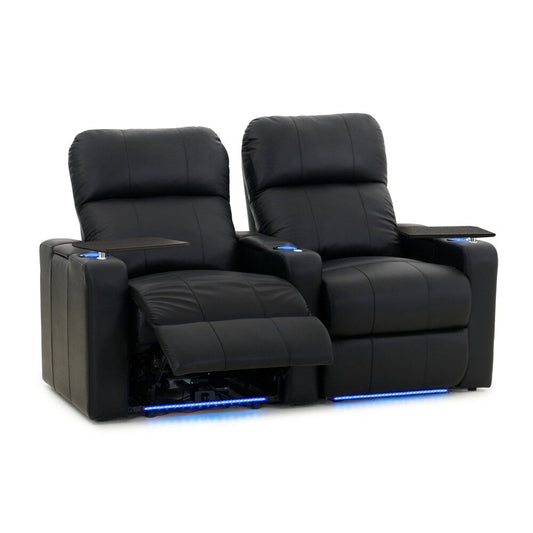 Ensemble de sièges de cinéma maison en cuir Octane Turbo XL700 (rangée de 2)