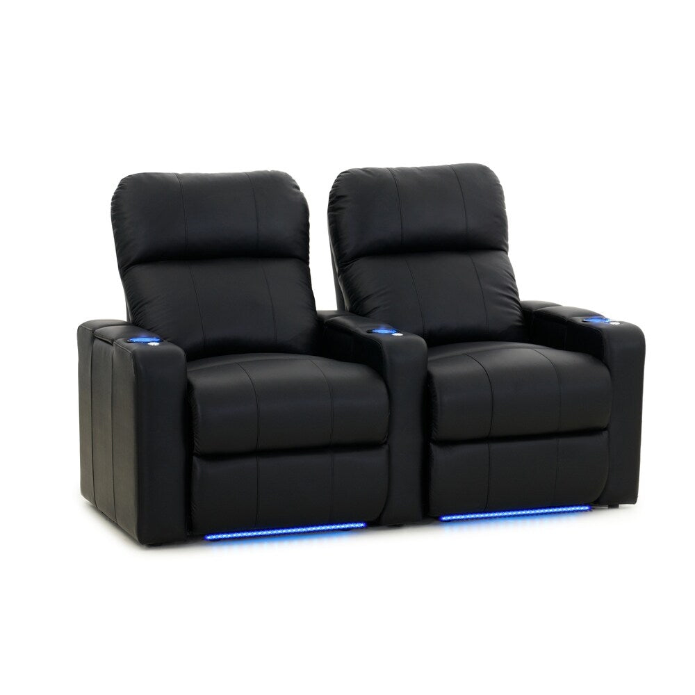 Ensemble de sièges de cinéma maison en cuir Octane Turbo XL700 (rangée de 2)