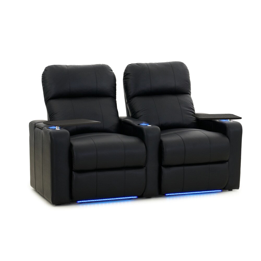 Ensemble de sièges de cinéma maison en cuir Octane Turbo XL700 (rangée de 2)