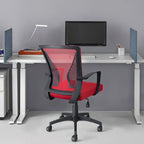 Chaise de bureau ergonomique Homall en maille avec support lombaire