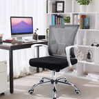 Chaise de bureau ergonomique Homall en maille avec support lombaire