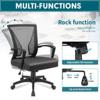 Chaise de bureau ergonomique Homall en maille avec support lombaire
