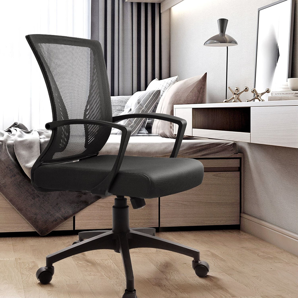 Chaise de bureau ergonomique Homall en maille avec support lombaire