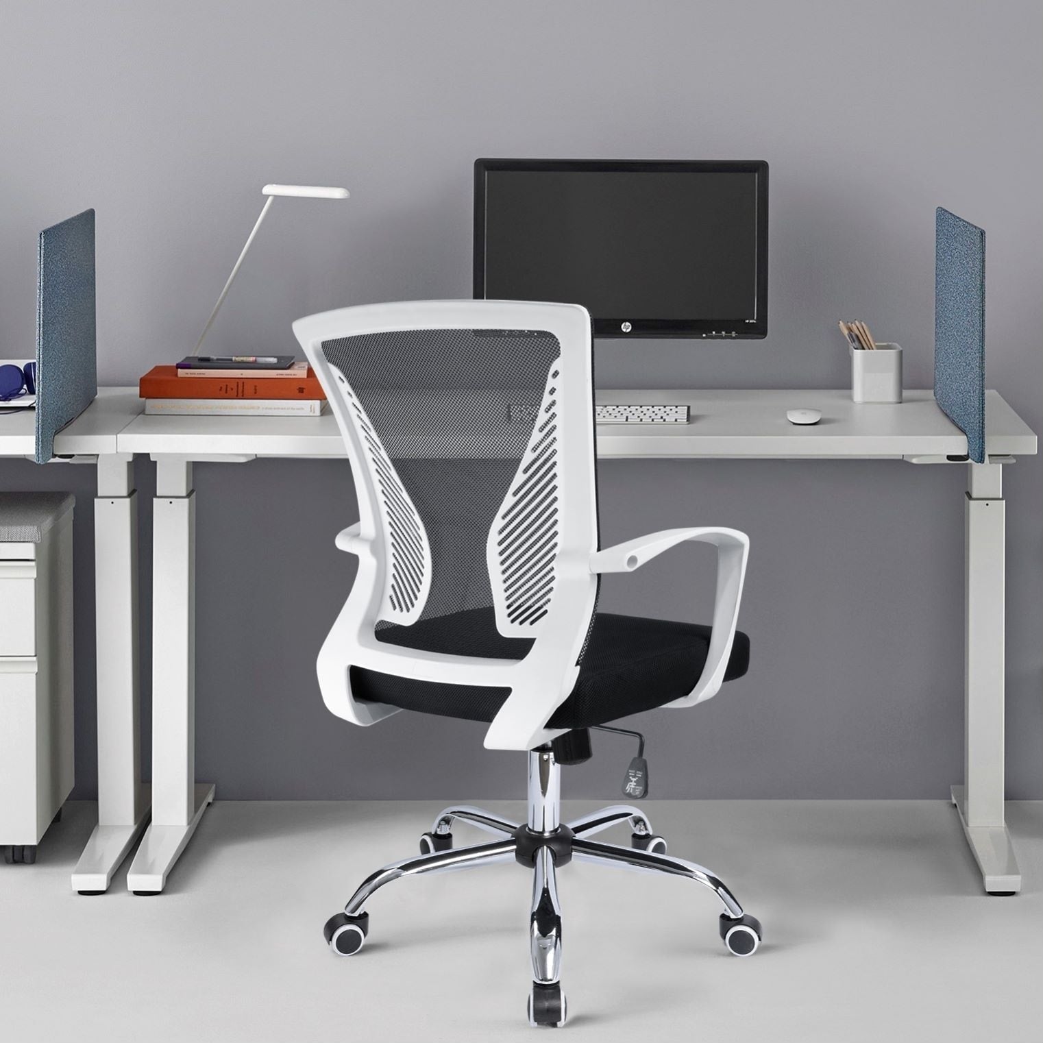 Chaise de bureau ergonomique Homall en maille avec support lombaire