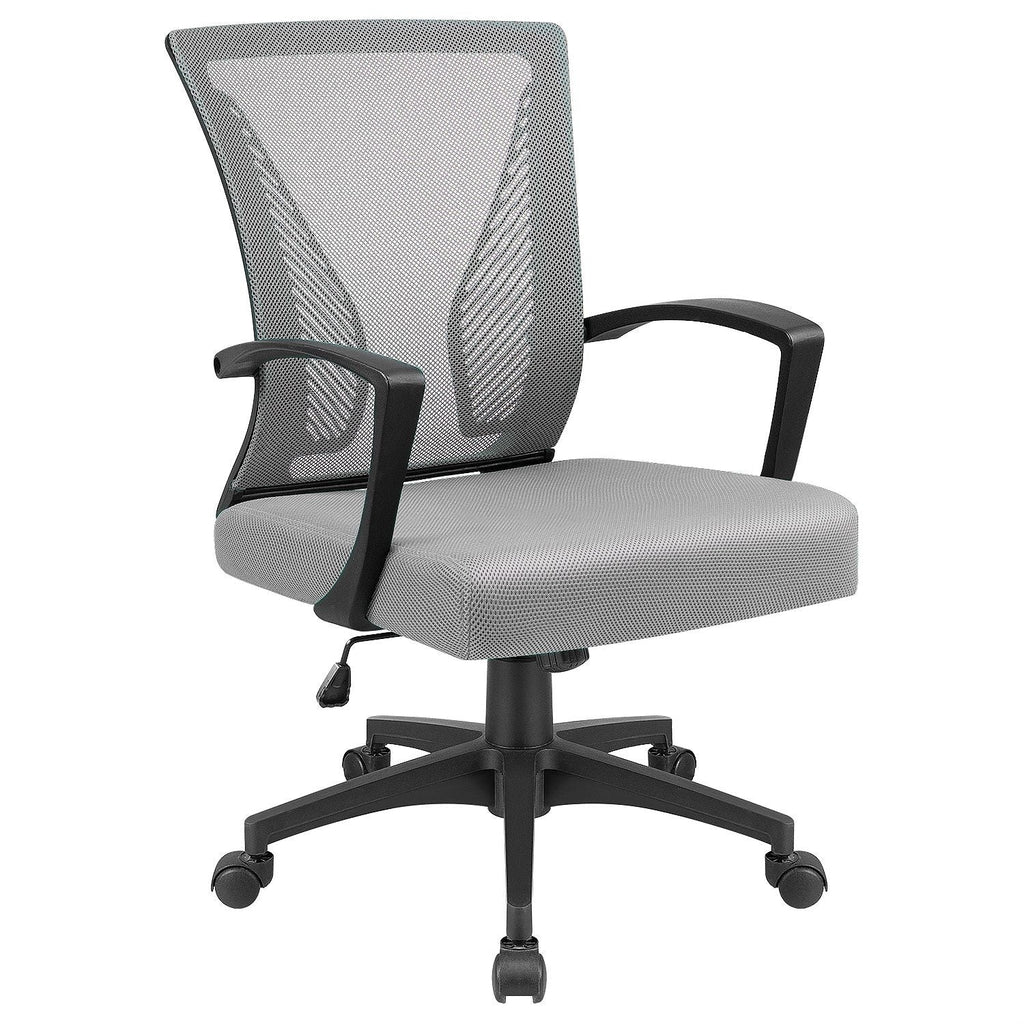 Chaise de bureau ergonomique Homall en maille avec support lombaire