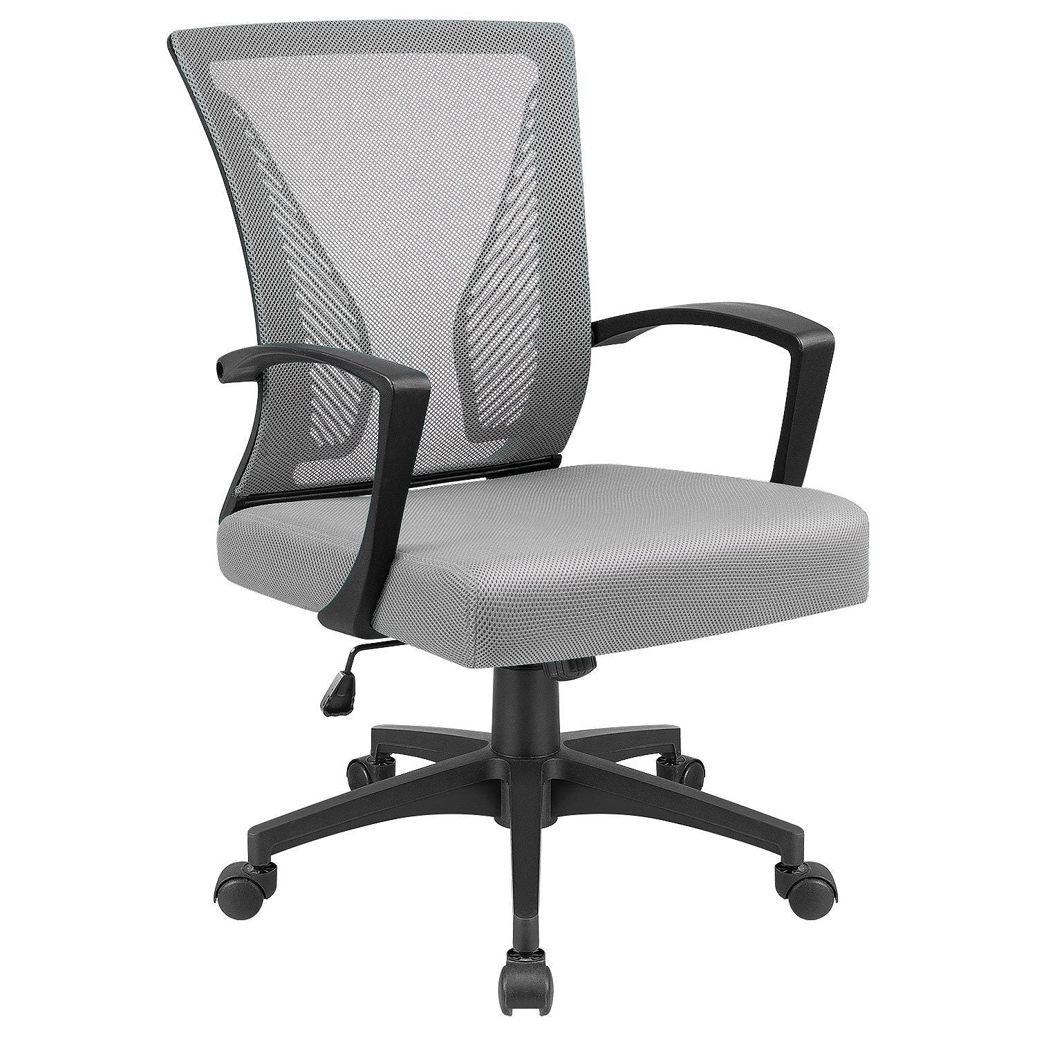 Chaise de bureau ergonomique Homall en maille avec support lombaire