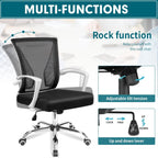 Chaise de bureau ergonomique Homall en maille avec support lombaire